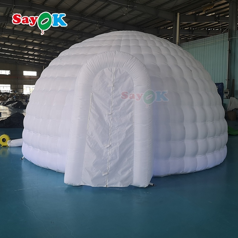 Manufacturer LED inflatable bubble dome tent house  light party tent party dome advertising custom inflatable marquee igloo