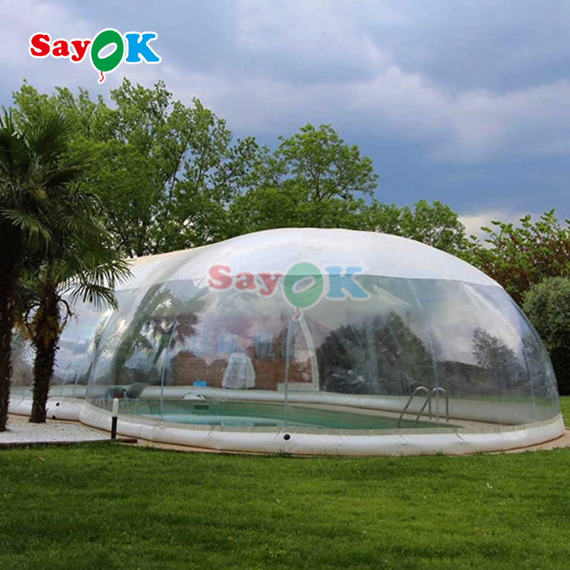 Family Outdoor Inflatable Pool Tent Backyard Cover Dome for Advertising Inflatables for Use