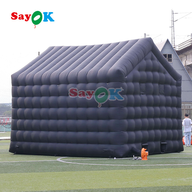 Commercial inflatable club cube tent blow up night club party house inflatable nightclub with lights inflatable party tent