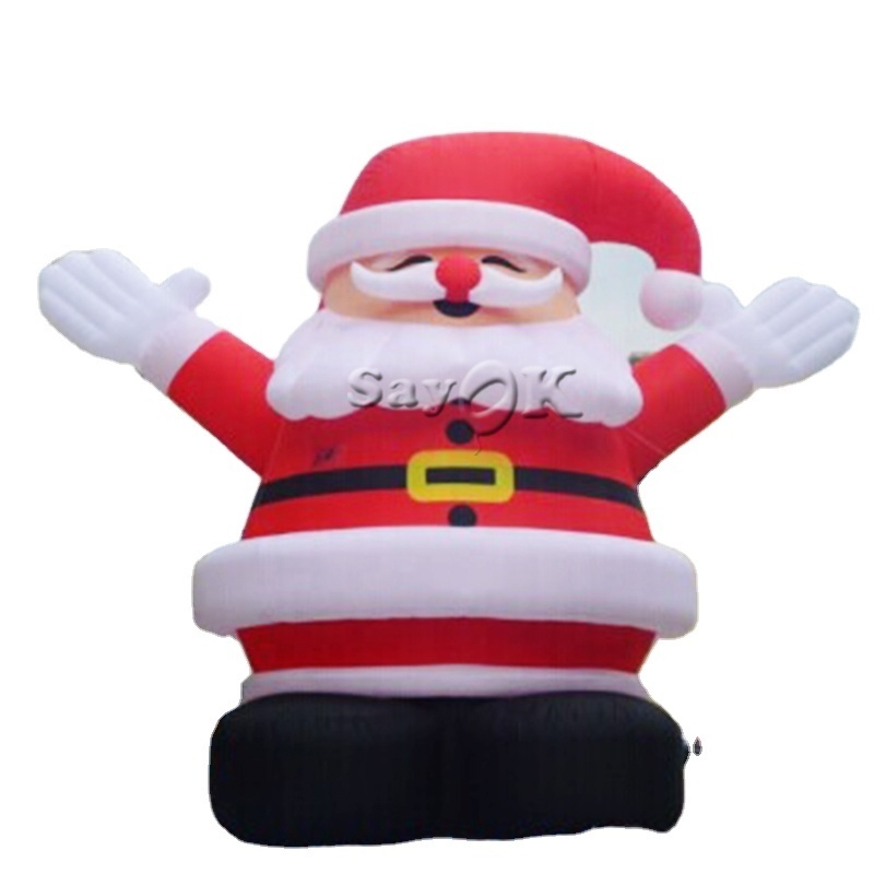 Giant Inflatable Christmas Santa Claus Model Inflatable Christmas Cartoon Model Advertising