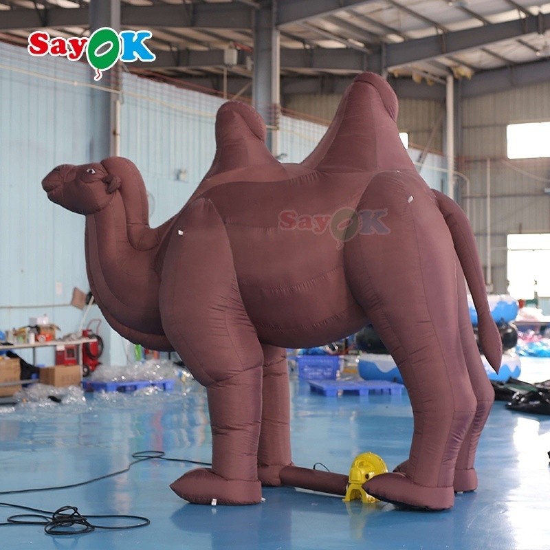 Inflatable Cartoon Character Model Giant Animal Cartoon Inflable Camel For Advertising Decoration