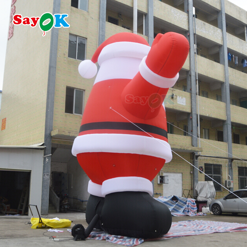 Outdoor christmas giant inflatable santa claus snowman tree balloon inflable yard decoration