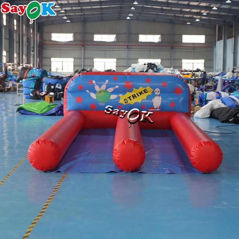 6x3m giant outdoor games inflatable bowling inflatable human bowling inflatable bowling alley