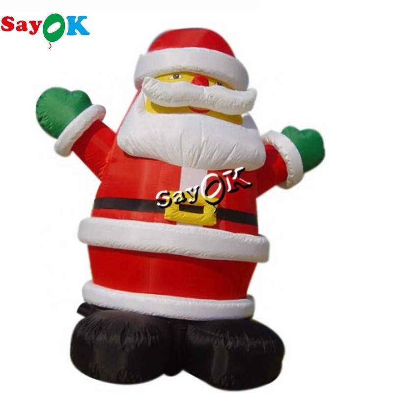 Giant inflatable yard christmas inflatable santa claus christmas standing on ground inflable santa claus