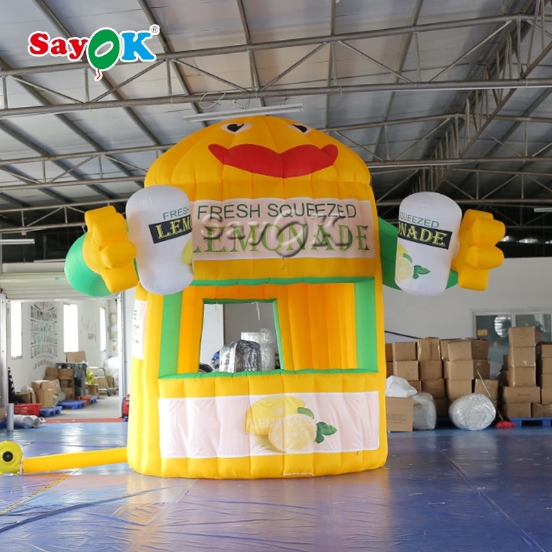 Inflatable Lemonade Stand Bar Consession Inflatable Tents Inflatable Lemonade Stand Booth For Business