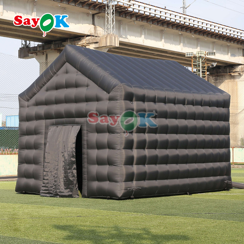 Commercial inflatable club cube tent blow up night club party house inflatable nightclub with lights inflatable party tent