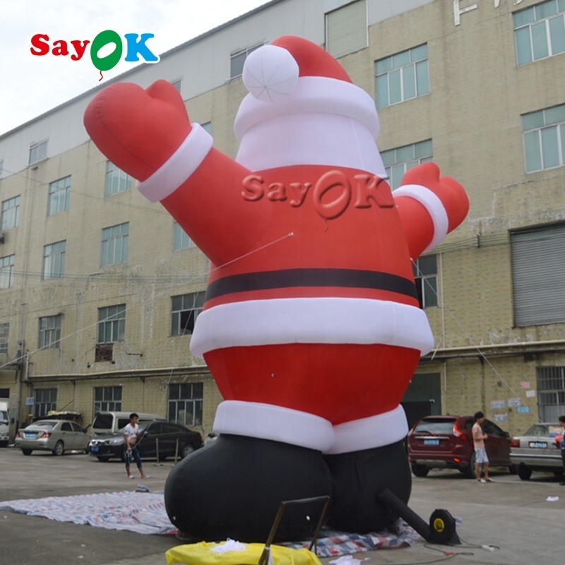 Merry christmas inflatable santa claus balloon decorative inflable santa clause yard decorations