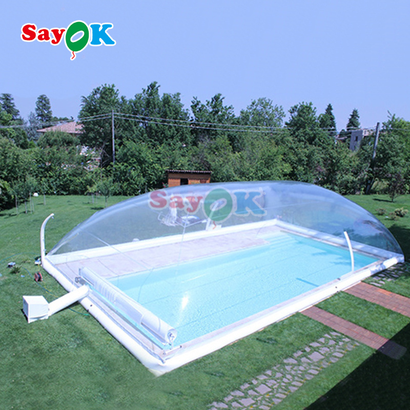 Family Outdoor Inflatable Pool Tent Backyard Cover Dome for Advertising Inflatables for Use