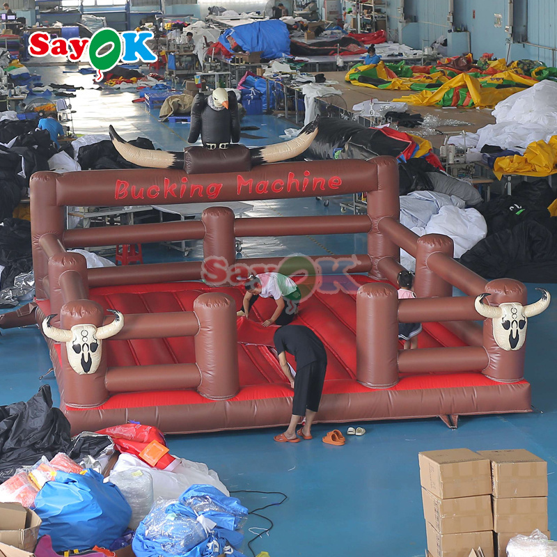 Custom inflatable mechanical electric bull inflatable Mechanical Inflatable Rodeo Bull For Sale