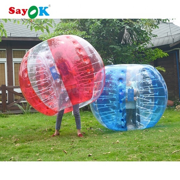 High Quality TPU material Giant Inflatable Soccer Ball/Bumper Bubble Foot/Bubble Football For Adult