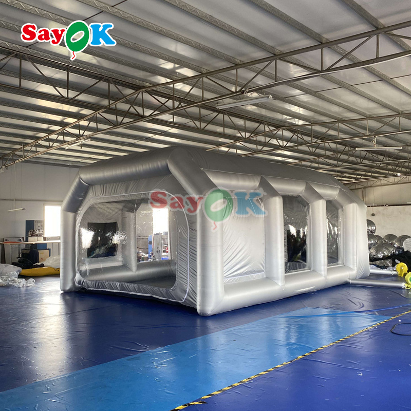 Portable Auto Spray Painting Booth for Small Car Paint Room Spray Tent