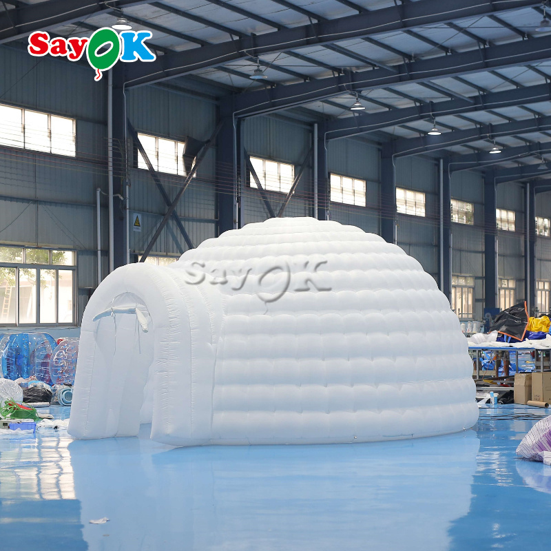 high quality cheap pop up dome party tent giant outdoor inflatable igloo inflatable dome tent