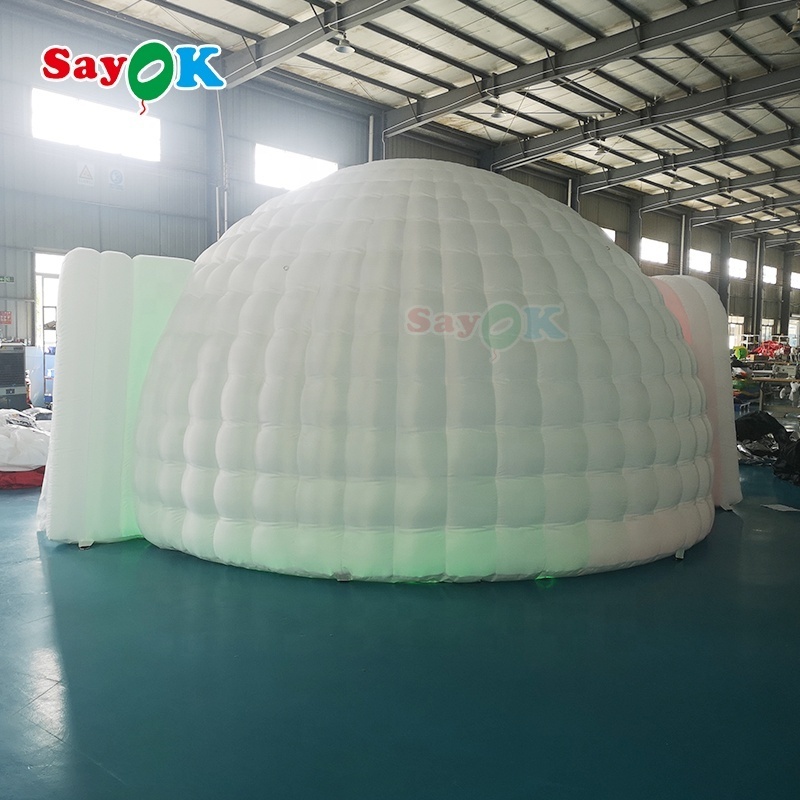 Manufacturer LED inflatable bubble dome tent house  light party tent party dome advertising custom inflatable marquee igloo