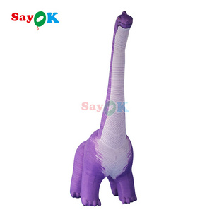 Commercial Purple Inflatable Dragon Inflable Dinosaur Model For Jurassic Park Decoration