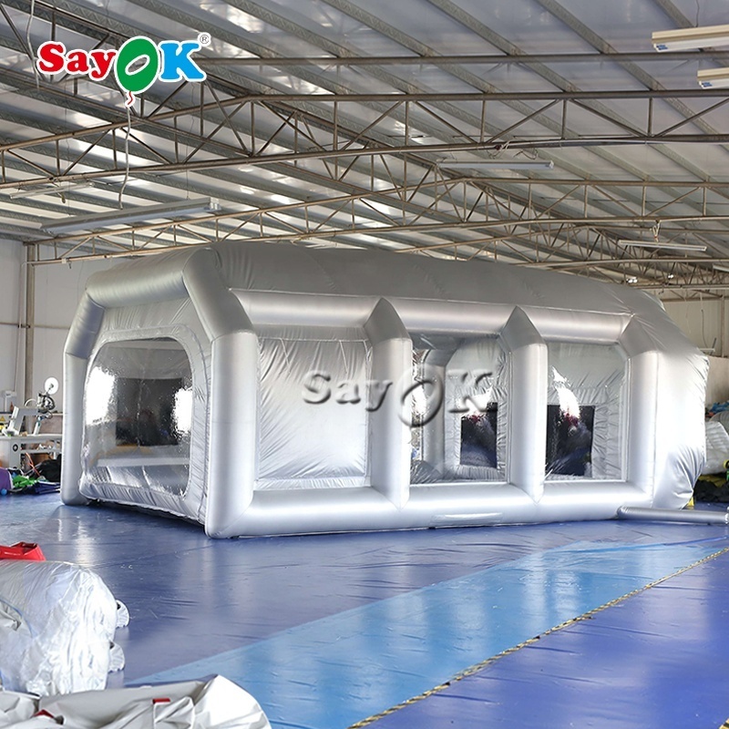 Hot Sale Automotive Cover Inflatable Car Wash Tent For Mobile Painting Booth Carport