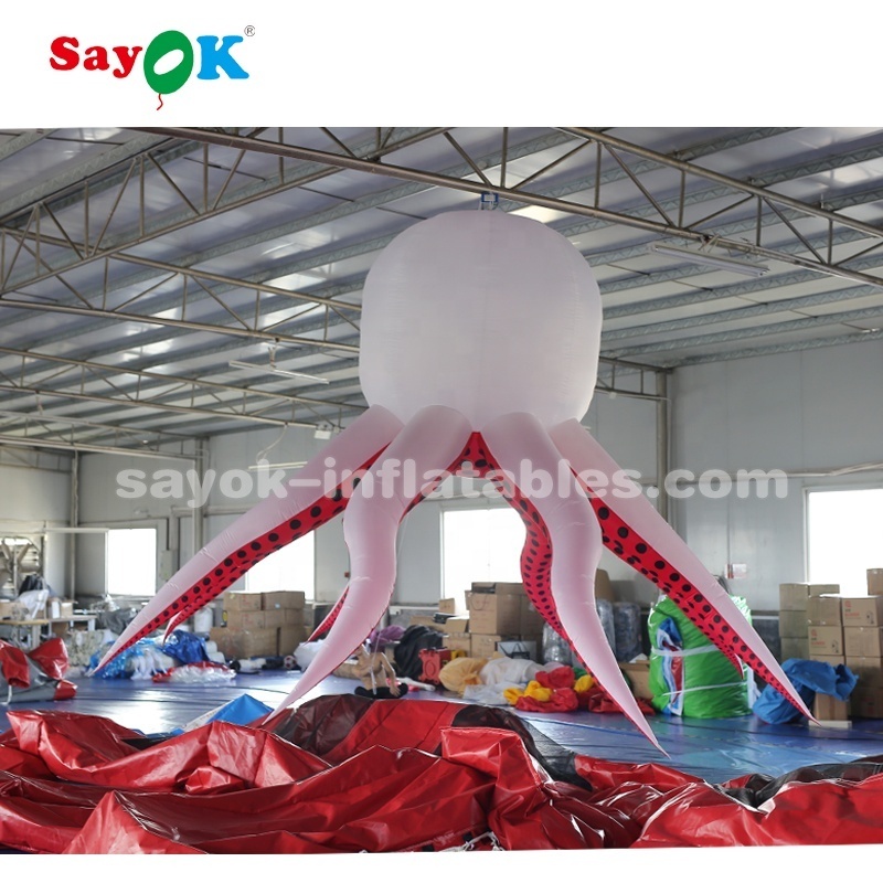 3m Led Giant Inflatable Octopus Tentacles For Party Decoration