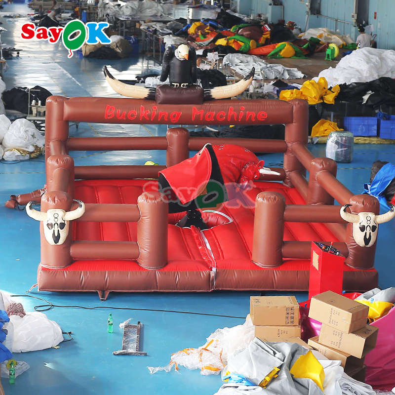 Custom inflatable mechanical electric bull inflatable Mechanical Inflatable Rodeo Bull For Sale