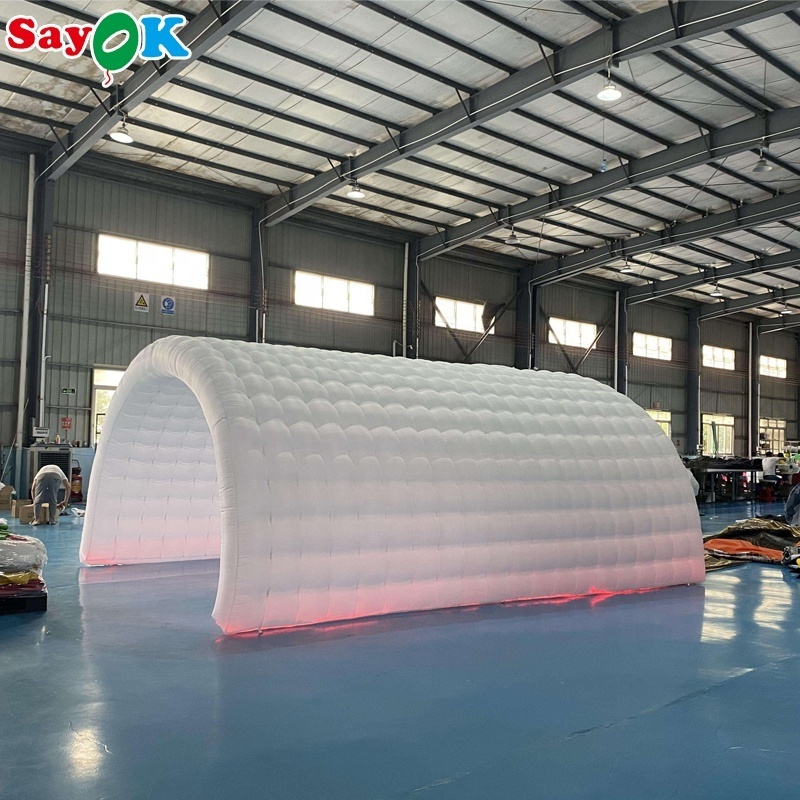 LED Inflatable Tunnel Tent Custom Football Inflatable Tunnel Advertising Inflatable Tunnel Channel Events