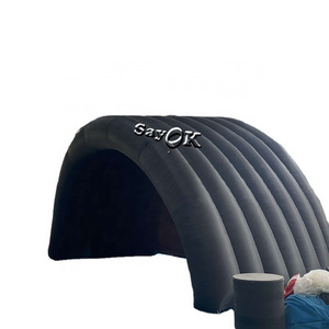 Outdoor Inflatable Tunnel Stage Cover Single Giant Inflatable Tunnel Stage Cover Tent For Party