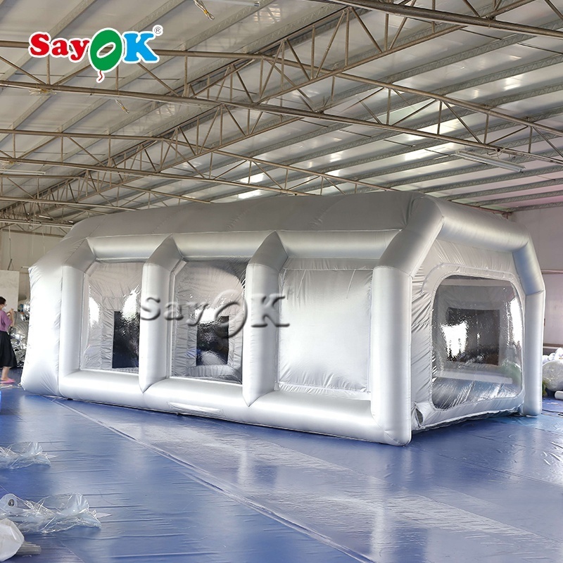 Hot Sale Automotive Cover Inflatable Car Wash Tent For Mobile Painting Booth Carport