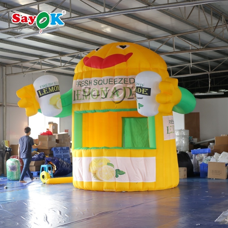 Inflatable Lemonade Stand Bar Consession Inflatable Tents Inflatable Lemonade Stand Booth For Business