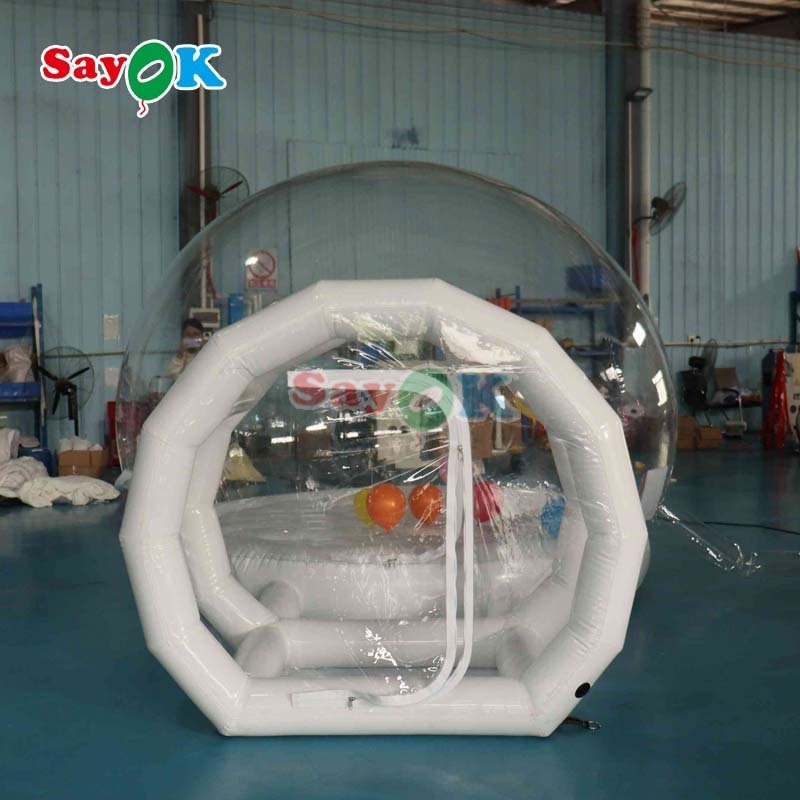 Commercial grade bubble tent bounce house jumping castle pvc globe clear transparent inflatable igloo dome tent