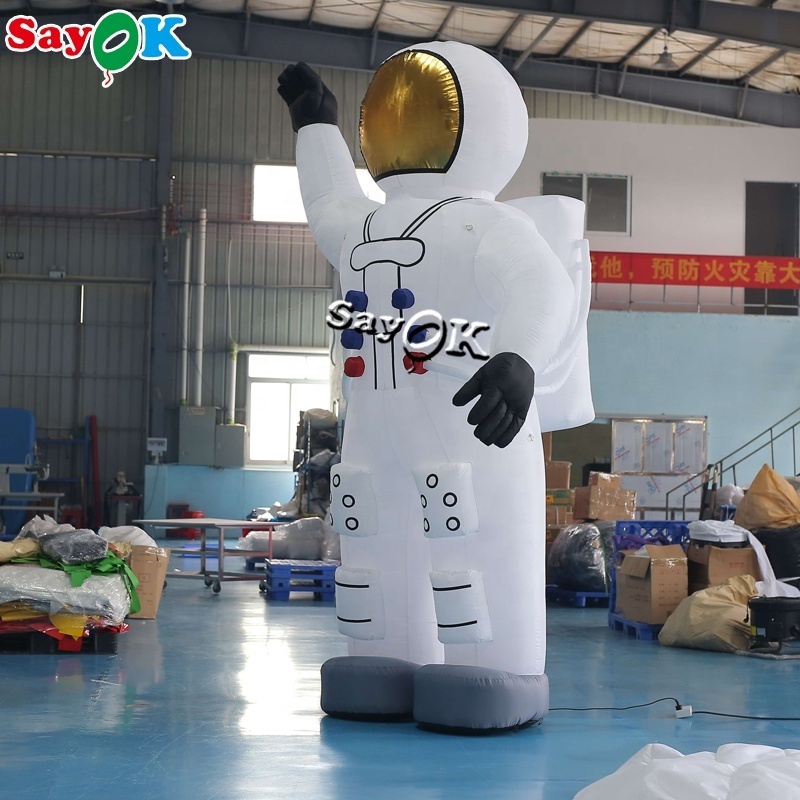 Inflatable Mascot 4m Astronaut Custom High Quality Advertising Inflatable Standing Astronaut