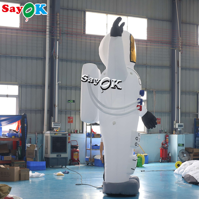 Inflatable Mascot 4m Astronaut Custom High Quality Advertising Inflatable Standing Astronaut