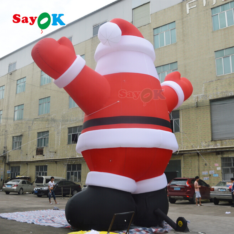 Outdoor christmas giant inflatable santa claus snowman tree balloon inflable yard decoration