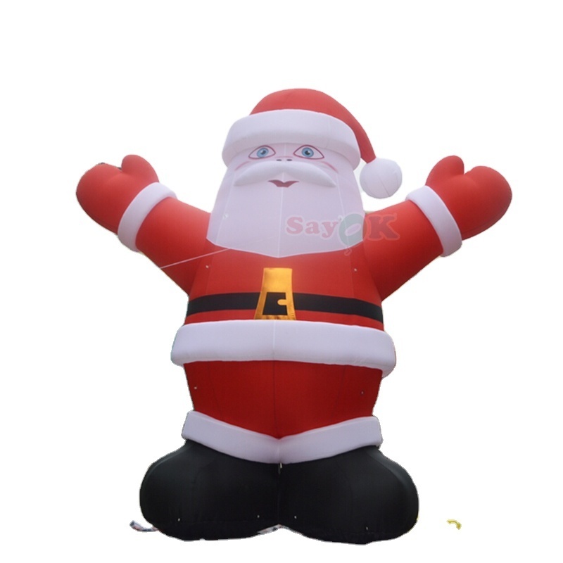 Outdoor christmas giant inflatable santa claus snowman tree balloon inflable yard decoration