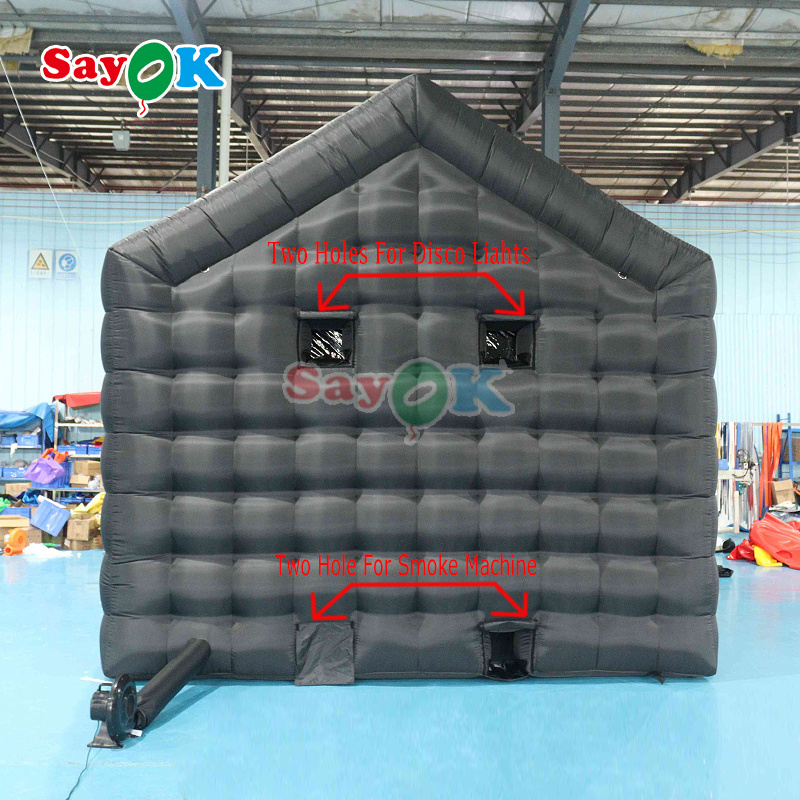 Wholesale Outdoor party use disco inflatable nightclub tent Inflatable Cube Party Tent inflatable nightclub