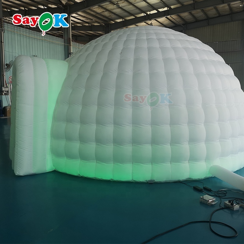 Manufacturer LED inflatable bubble dome tent house  light party tent party dome advertising custom inflatable marquee igloo