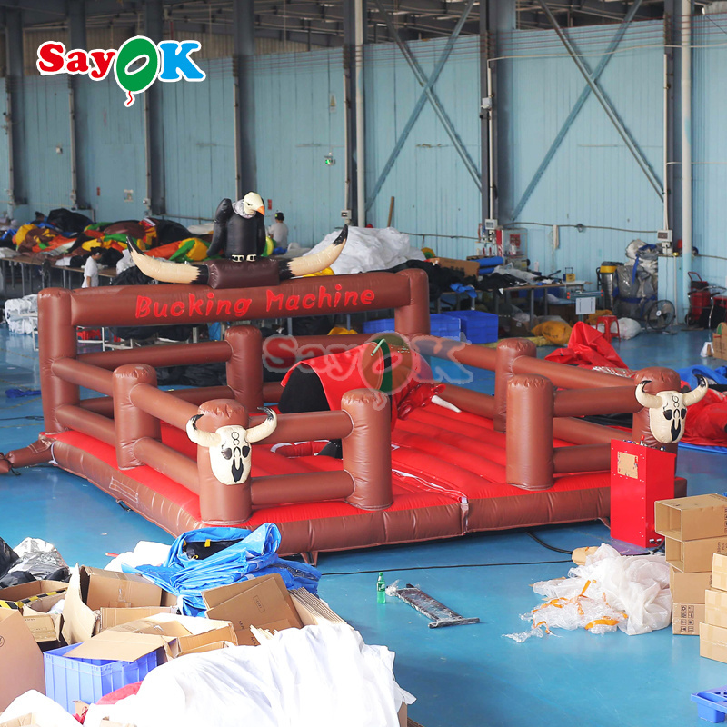 Custom inflatable mechanical electric bull inflatable Mechanical Inflatable Rodeo Bull For Sale