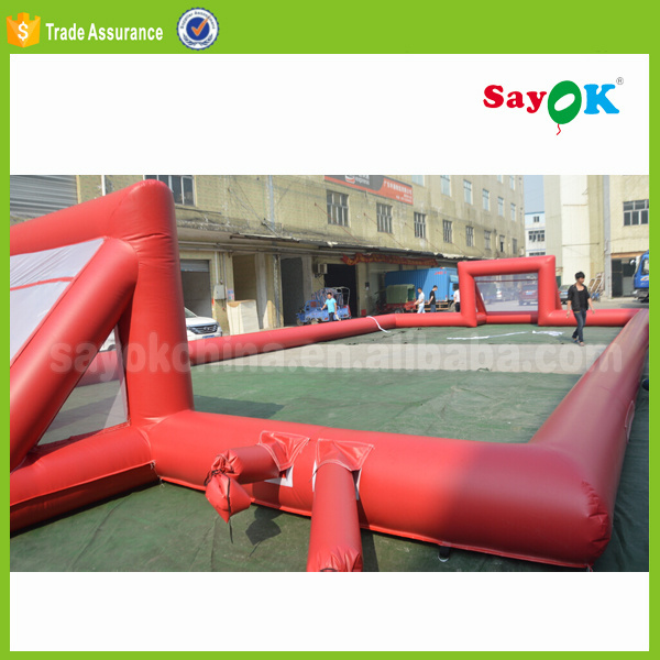 Carnival Inflatable Game Soccer Field Mini Indoor Outdoor Inflatable Football Field For Fale