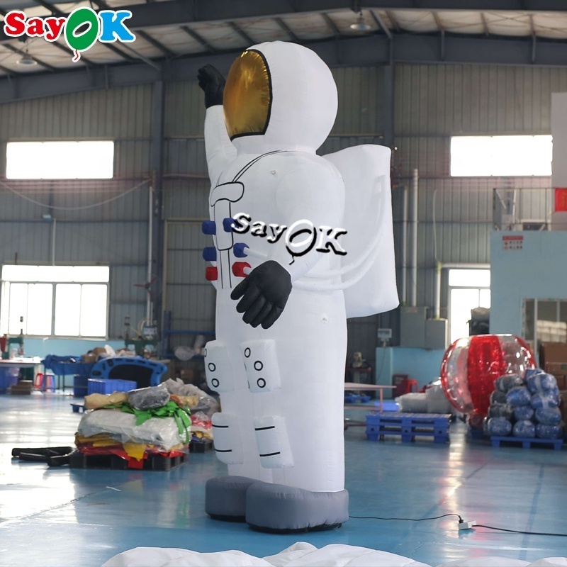 Inflatable Mascot 4m Astronaut Custom High Quality Advertising Inflatable Standing Astronaut