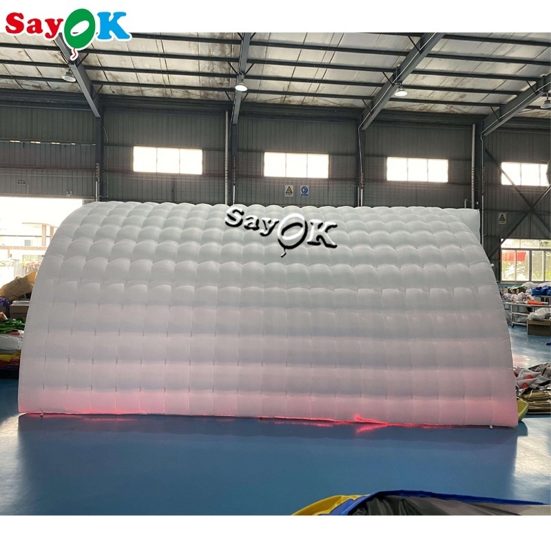 LED Inflatable Tunnel Tent Custom Football Inflatable Tunnel Advertising Inflatable Tunnel Channel Events