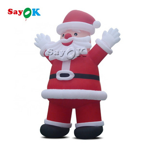 Merry christmas inflatable santa claus balloon decorative inflable santa clause yard decorations