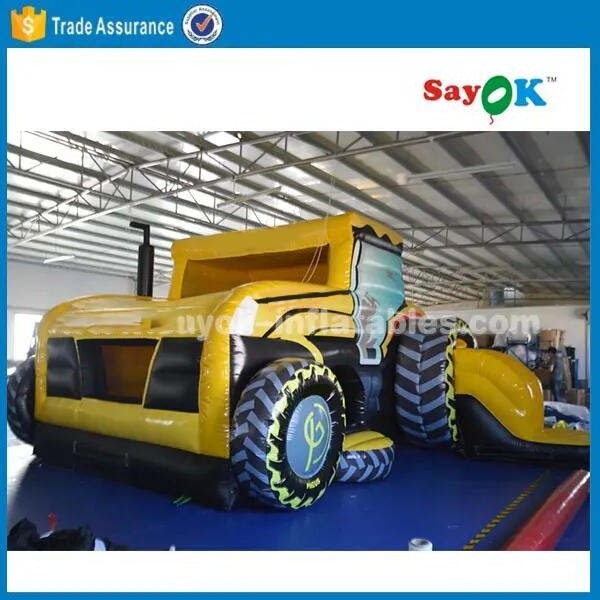 factory outlet big inflatable castle side combo monster truck bounce house car bouncy castle