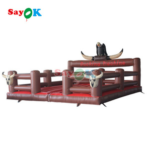 Custom inflatable mechanical electric bull inflatable Mechanical Inflatable Rodeo Bull For Sale