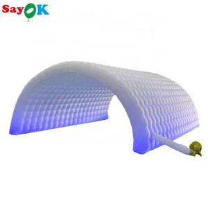 LED Inflatable Tunnel Tent Custom Football Inflatable Tunnel Advertising Inflatable Tunnel Channel Events