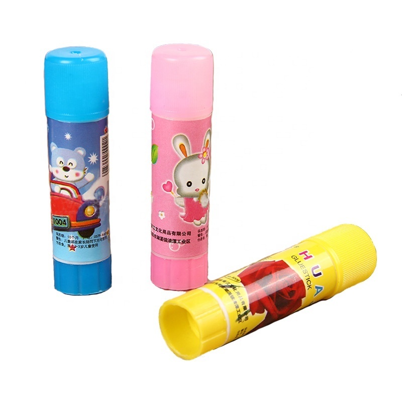 School Non-toxic Cartoon Pattern Student PVA Solid Glue Stick For Paper