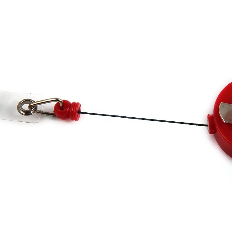 Best Selling Plastic Retractable Badge Reel With Clips