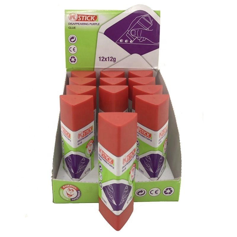 New Design 12G Non-toxic PVA PVP Washable School Glue Sticks