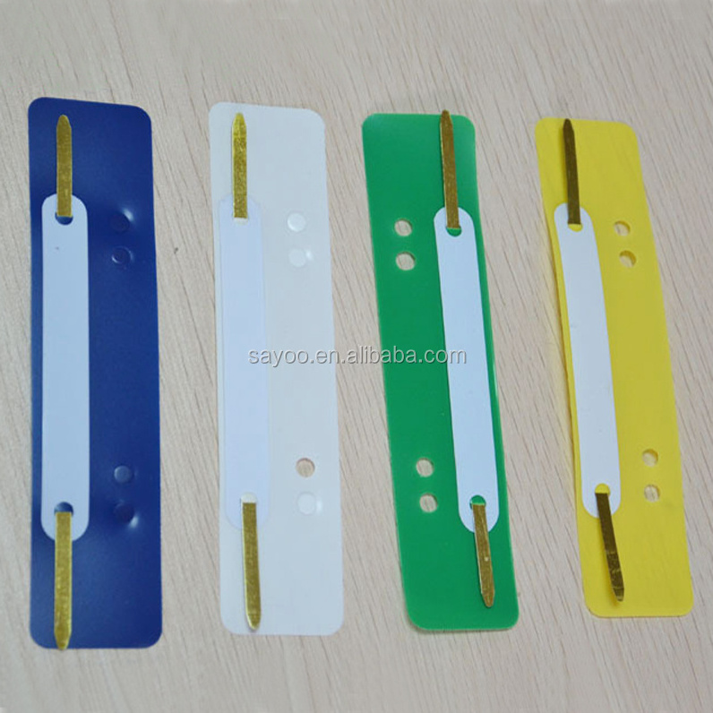 Plastic fastener file fastener