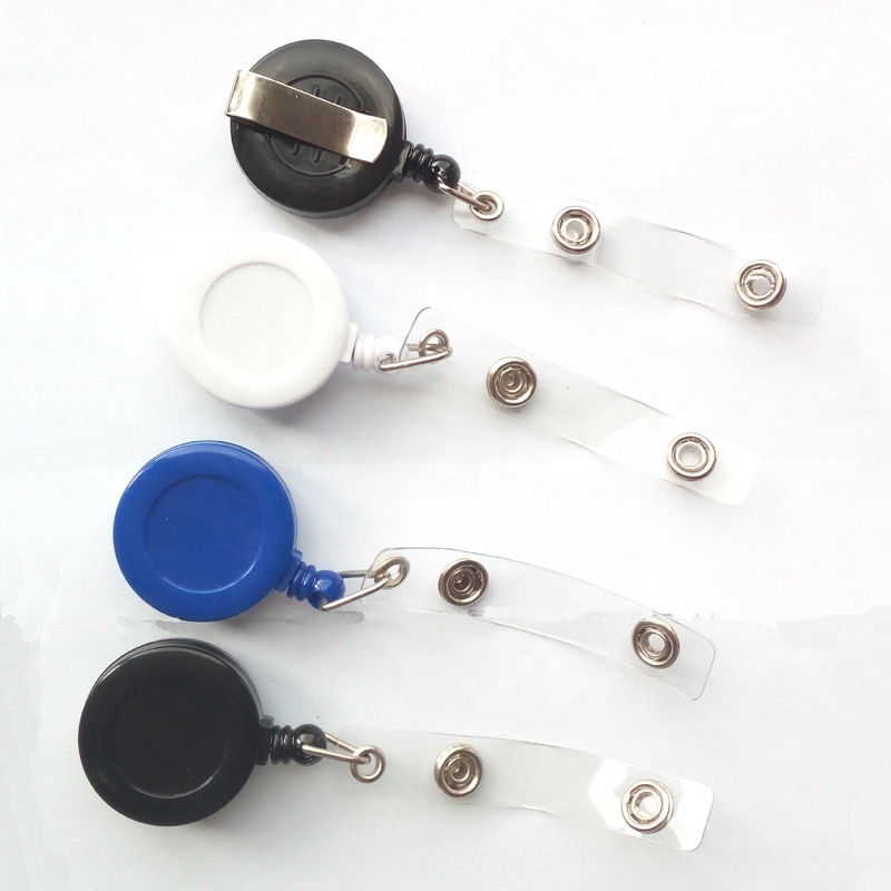 Best Selling Plastic Retractable Badge Reel With Clips