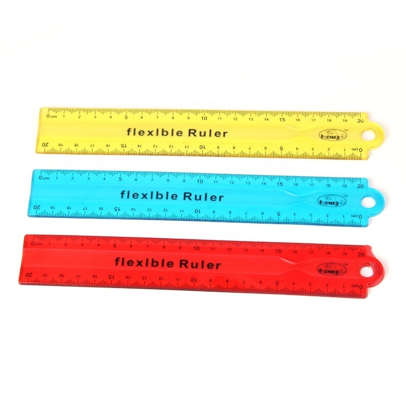 Promotional 15cm Soft Plastic PVC Flexible Ruler