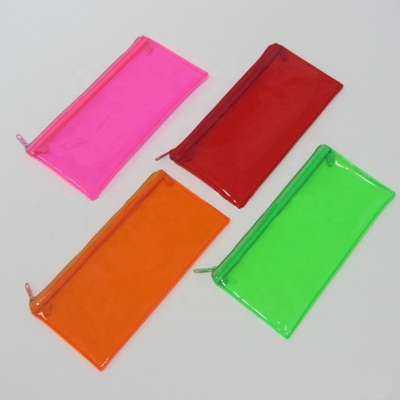 Plastic Zipper Case PVC Clear Plastic Pencil Case