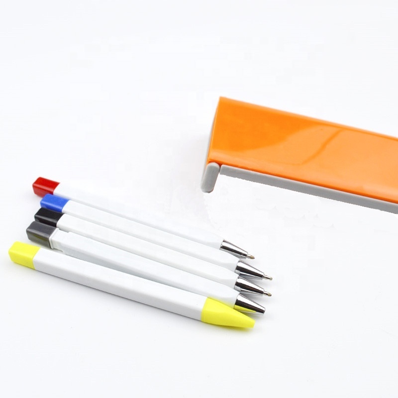 Hot Sale Ball Pen Mechanical Pencil Highlighter 5 in1 Pen Set