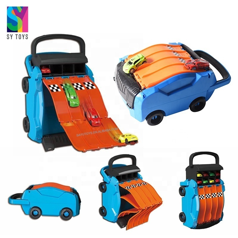 SY 2023 new product storage track set toy race track toy car hot wheel car race track toys for boys children