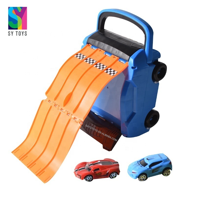 SY 2023 new product storage track set toy race track toy car hot wheel car race track toys for boys children